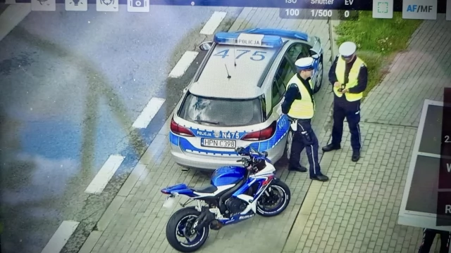 Tczew - Powroty z długiego weekendu. W Tczewie policyjny dron w akcji