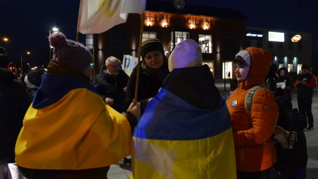 Tczew - Antywojenna demonstracja przeszła ulicami Tczewa