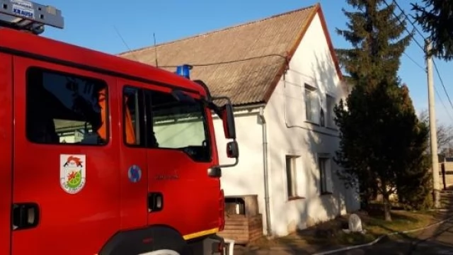 Tczew - Subkowy. Silne zadymienie w domku jednorodzinnym