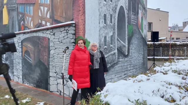 Tczew - Mural na Starym Mieście już gotowy