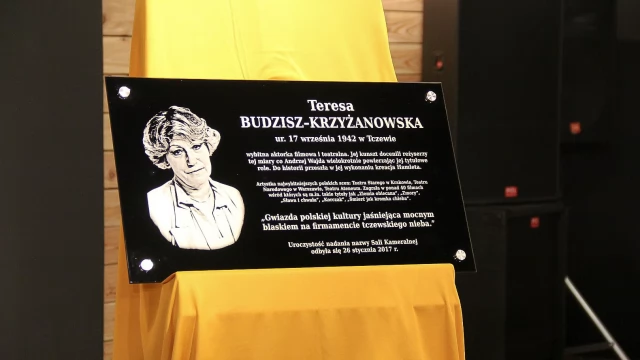 Tczew - Teresa Budzisz-Krzyżanowska upamiętniona w rodzinnym mieście