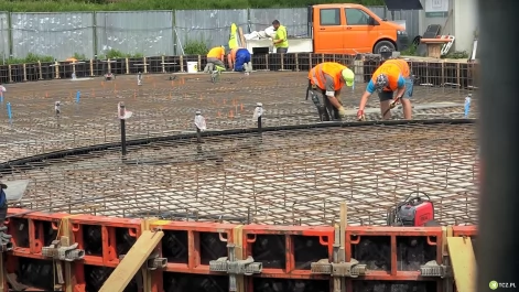 Tczew - Wodny plac zabaw nabiera kształtu