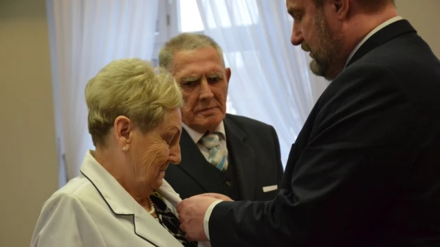 Tczew - Jubilaci nagrodzeni za długoletnie pożycie