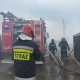 Tczew - Na złomowcu płonęły przewody, izolacja, drewno