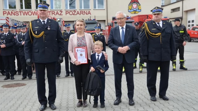 Tczew - Pięcioletni bohater nagrodzony. "Uratował mi życie"