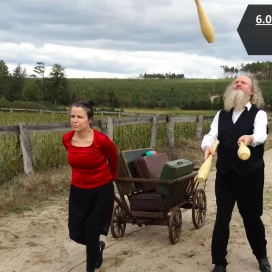 Tczew - Sztukmistrz - spektakl plenerowy Teatru Snów