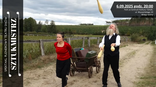 Tczew - Sztukmistrz - spektakl plenerowy Teatru Snów