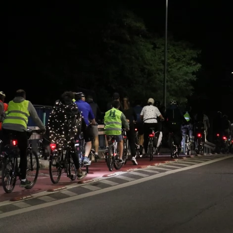 Tczew - Nocny przejazd rowerowy Świetlik