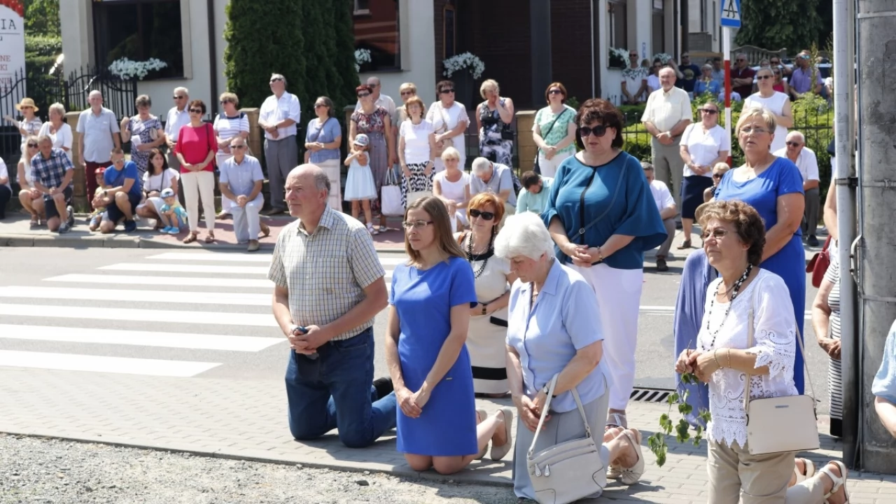 Tczew - Boże Ciało - procesja z Najświętszym Sakramentem