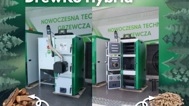 Tczew - Kocioł C.O. DrewKo Hybrid 24kW Dwupaliwowy