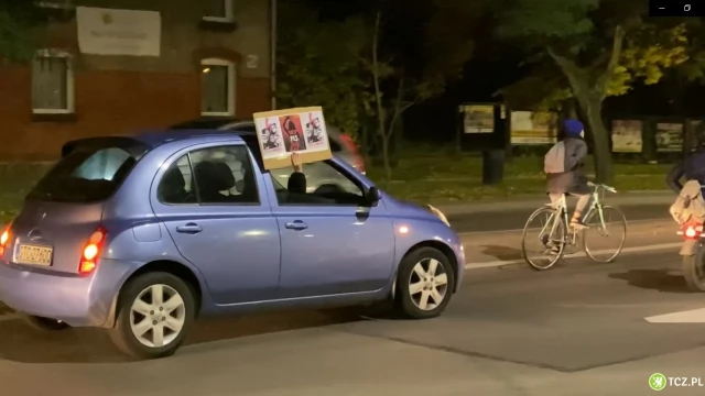 Tczew - Protesty po decyzji TK ws. aborcji trwają
