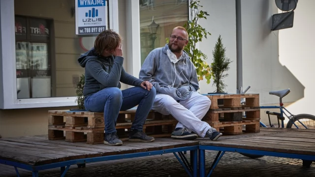 Tczew - Na Starym Mieście powstał parklet. Na razie na próbę