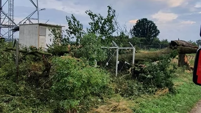 Tczew - Duże straty po nawałnicy w południowej części powiatu tczewskiego