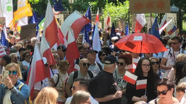 Tczew - Tczewianie na marszu w Warszawie