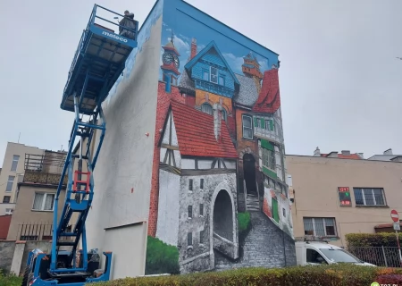Tczew - Na Starym Mieście powstaje mural