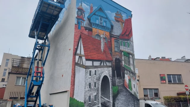 Tczew - Na Starym Mieście powstaje mural