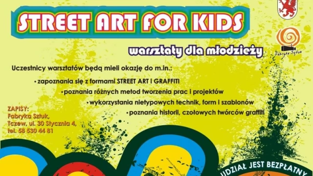 Tczew - Bezpłatne warsztaty graffiti i street art