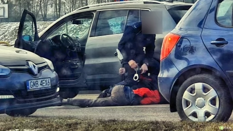 Tczew - Zatrzymanie pijanego kierowcy (WIDEO)