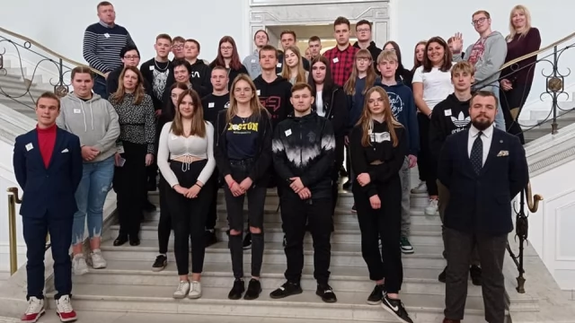 Tczew - Tczewska młodzież szkolna w Sejmie RP