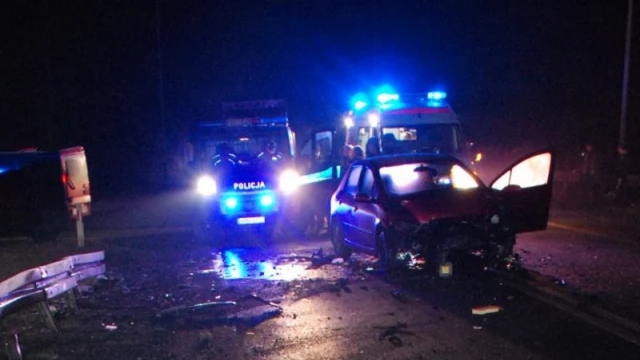 Tczew - Knybawa. Stracił panowanie nad pojazdem i zderzył się z innym autem