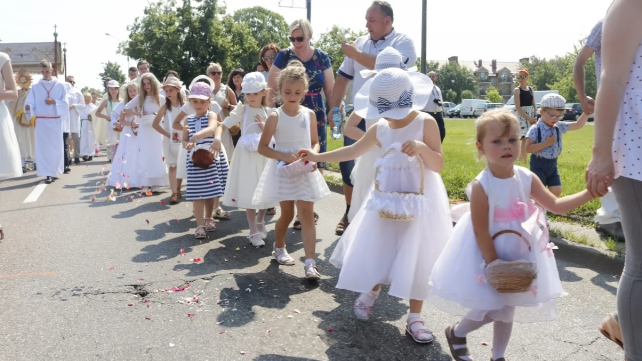 Tczew - Boże Ciało - procesja z Najświętszym Sakramentem
