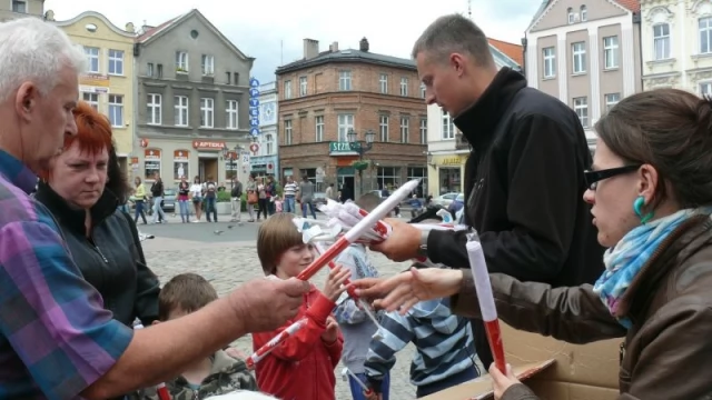 Tczew - 1000 flag na Euro 2012 trafiło do tczewian