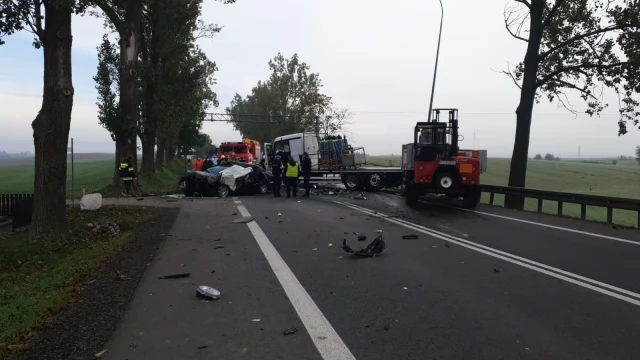 Tczew - Tragedia na dk 91. Nie żyje jedna osoba