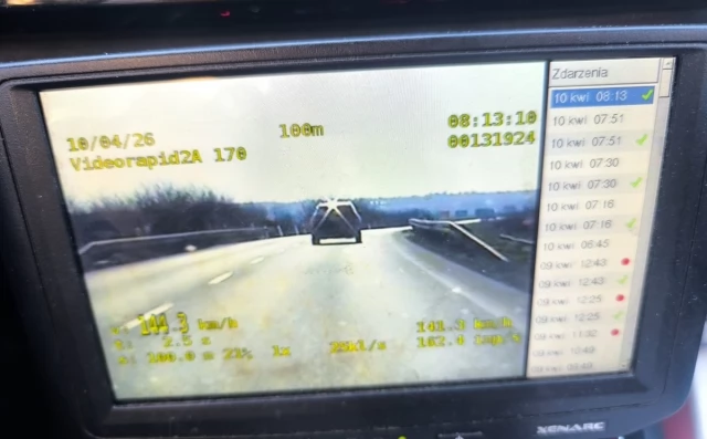 Tczew - Stracił prawo jazdy za przekroczenie prędkości o ponad 50 km/h