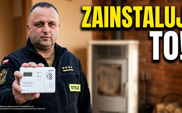 Tczew - Sezon grzewczy - strażacy mają ważny apel