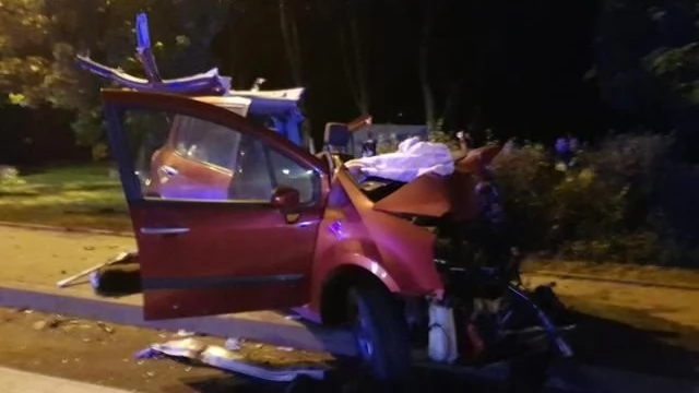 Tczew - Gręblin. Strażacy uwalniali zakleszczone ofiary wypadku