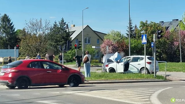 Tczew - Wypadek na alei Solidarności