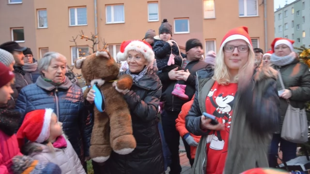 Tczew - Na Suchostrzygach już świątecznie. Była choinka i prezenty