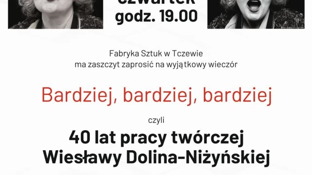 Tczew - Bardziej, Bardziej, Bardziej, czyli 40 lat pracy twórczej Wiesławy Dolina-Niżyńskiej