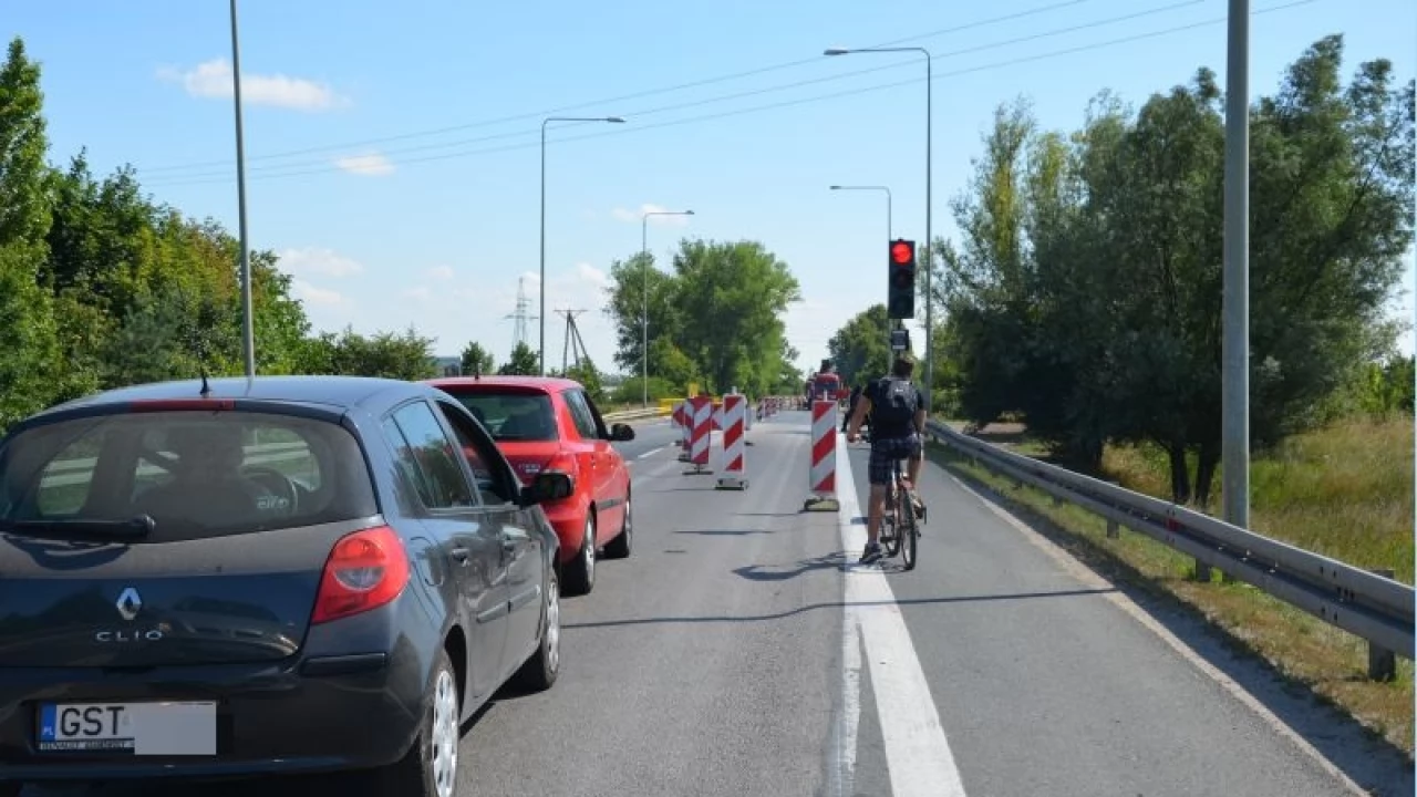 Tczew - Początek remontu dk 91