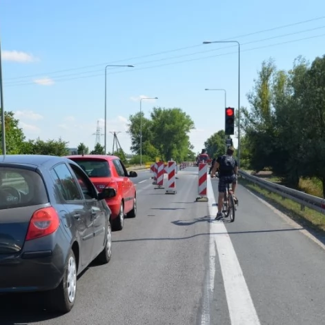 Tczew - Początek remontu dk 91