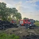 Tczew - Wypadek, pożar auta i tlące się opony