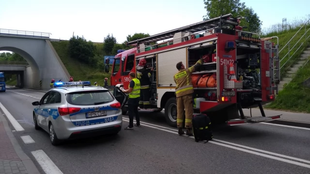 Tczew - Wypadek na DK 91. Nie żyje motocyklista [AKTUALIZACJA]