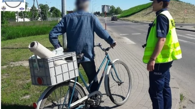 Tczew - Bicykl. Policjanci złapali 2 pijanych rowerzystów, były też 23 mandaty