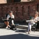 Tczew - Studenci z Bydgoszczy malują Gniew