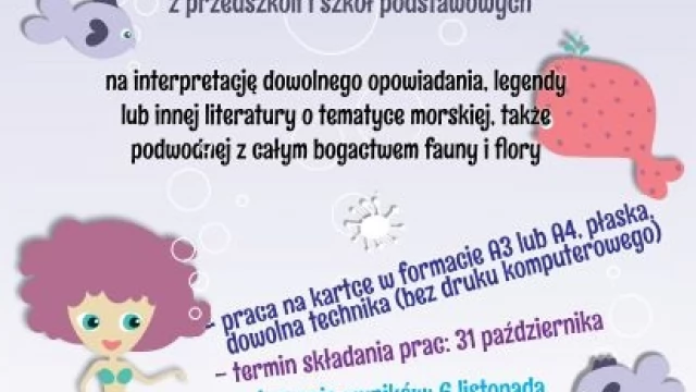 Tczew - "Morskie opowieści". Konkurs dla najmłodszych
