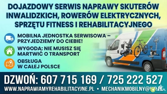 Tczew - Serwis mobilny: skutery inwalidzkie, rowery oraz sprzęt medyczny