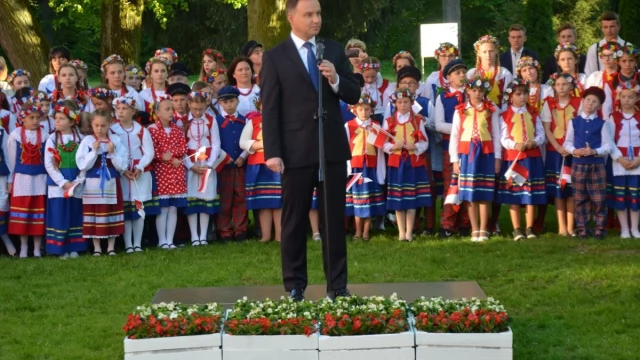 Tczew - Prezydent Andrzej Duda w Pelplinie