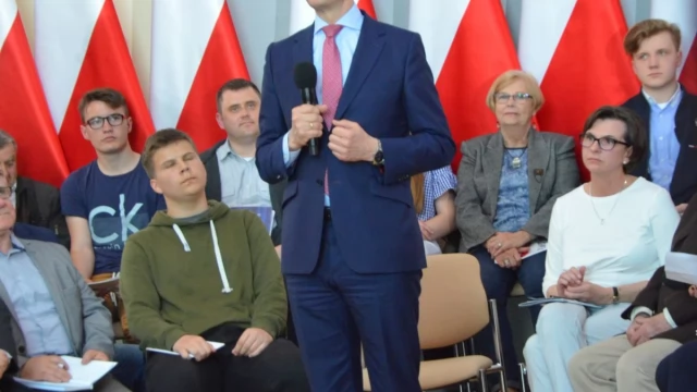 Tczew - Mateusz Morawiecki w Pelplinie. Zapytaliśmy o Most Tczewski