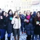 Tczew - I Polonez Maturzystów - młodzież przeszła ulicami Starego Miasta