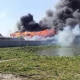 Tczew - Wielki pożar stodoły, płoną sąsiednie budynki