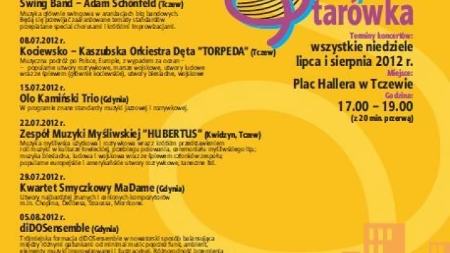 Tczew - "Muzyczna Starówka" - niedzielne granie na placu Hallera