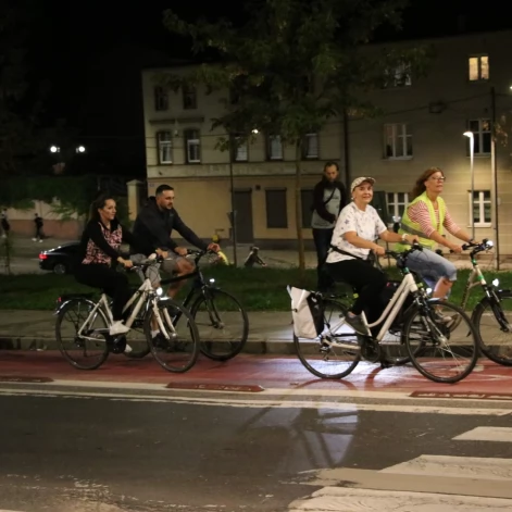 Tczew - Nocny przejazd rowerowy Świetlik