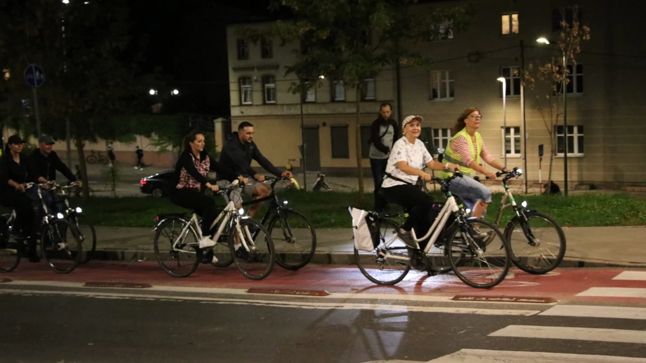 Tczew - Nocny przejazd rowerowy Świetlik