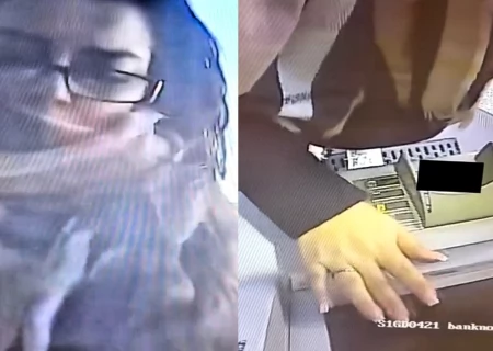 Tczew - Policjanci poszukują kobiety mogącej mieć związek z kradzieżą portfela i wypłatami z bankomatu [WIDEO]