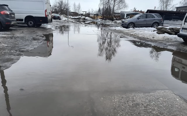 Tczew - Trwa odwilż - roztopy dają się we znaki